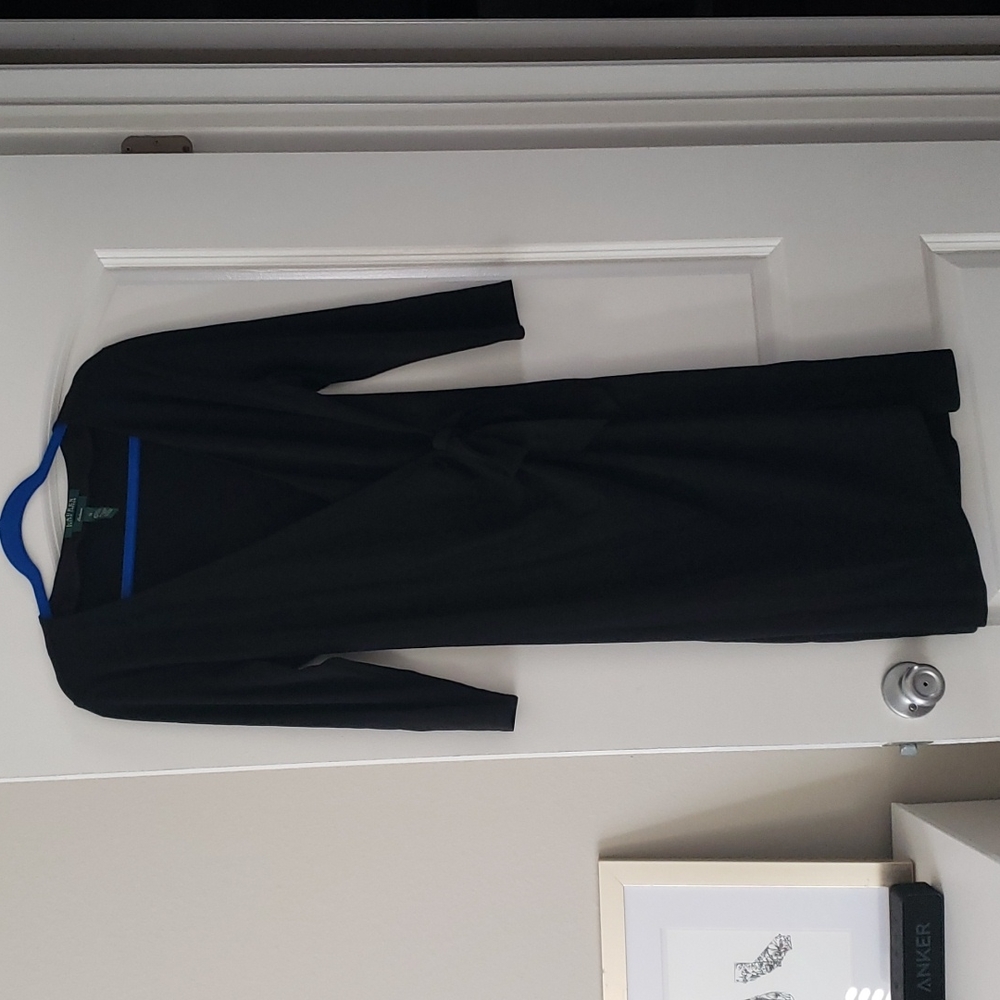 Lauren Ralph Lauren Black Wrap Dress